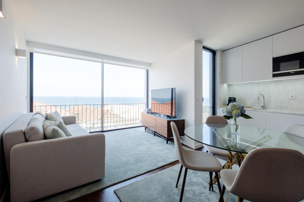 Boutique Rentals- Bliss By The Sea Apt- Ocean Views In Foz Beach Porto Exterior photo